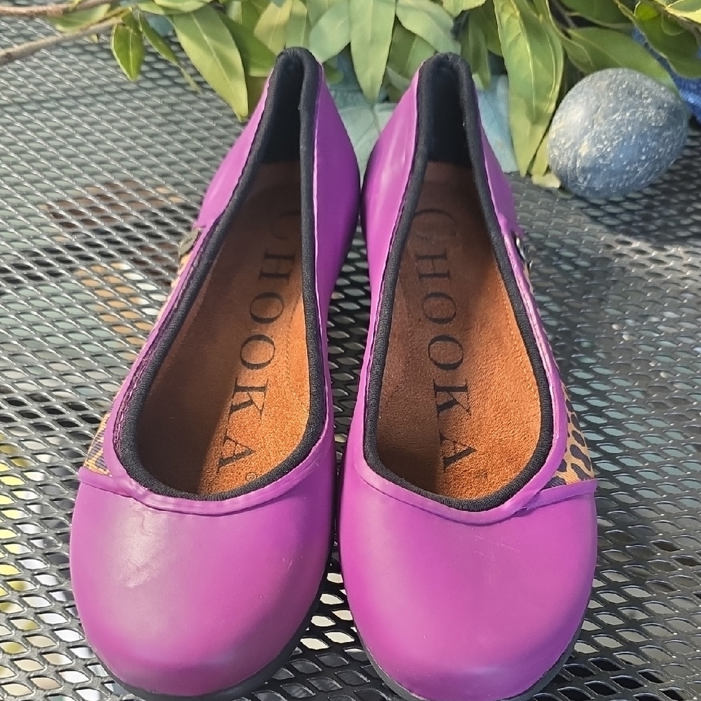 Chooka Women's Vibrant Purple Flats